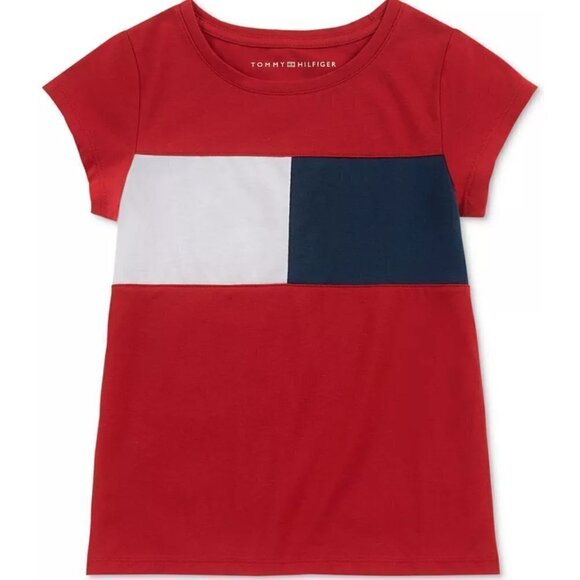 𝅺little Girls Pieced Logo T-Shirt - Picture 1 of 2